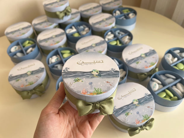 Dragee favour boxes