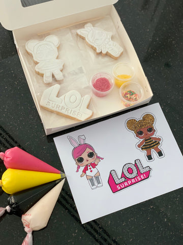 “Lol Surprise” cookie decorating kit
